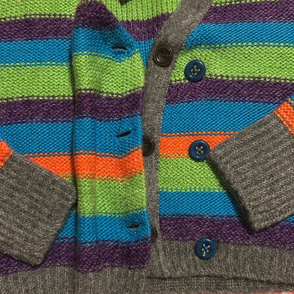 Andersson Bell Marta Striped Asymmetric-Front Cardigan - Picture 6 of 6